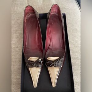 Prada shoes patent leather size 38